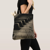 Antiek muziekopnames tote bag (Dichtbij)