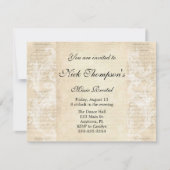 Antiek muziekoproep kaart (Voorkant)