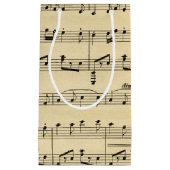 Antiek muziekthema klein cadeauzakje (Voorkant)