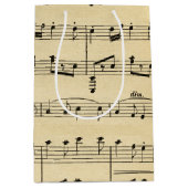 Antiek muziekthema medium cadeauzakje (Voorkant)