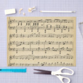 Antiek muziekthema tissuepapier (Craft)
