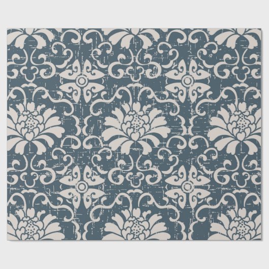 Antiek, naadloze bodemspira met achtergrondverlich cadeaupapier (Vlak)