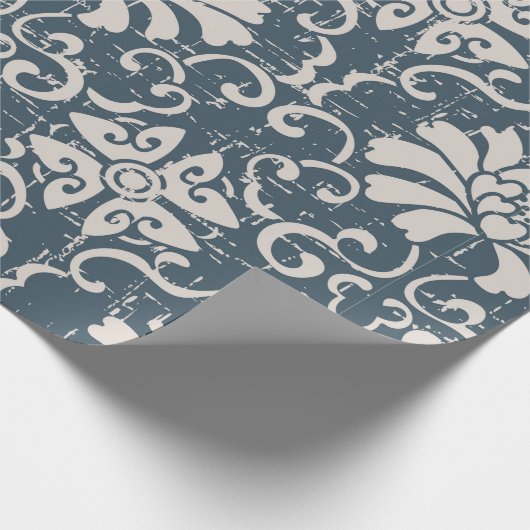 Antiek, naadloze bodemspira met achtergrondverlich cadeaupapier (Hoek)