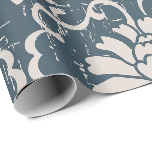 Antiek, naadloze bodemspira met achtergrondverlich cadeaupapier (Rol Hoek)