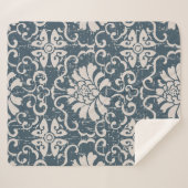 Antiek, naadloze bodemspira met achtergrondverlich sherpa deken (Voorkant (horizontaal))