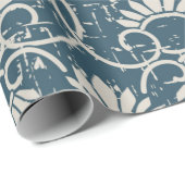 Antiek naadloze retroflector versleten achtergrond cadeaupapier (Rol Hoek)