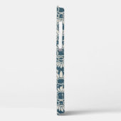 Antiek naadloze retroflector versleten achtergrond Case-Mate iPhone case (Achterkant / Links)
