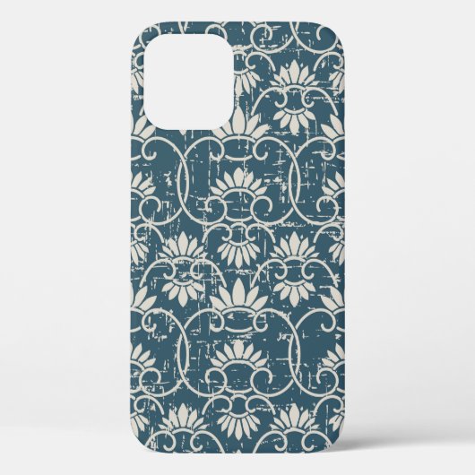 Antiek naadloze retroflector versleten achtergrond Case-Mate iPhone case (Achterkant)