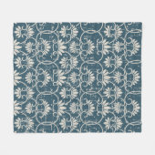 Antiek naadloze retroflector versleten achtergrond fleece deken (Voorkant (Horizontaal))