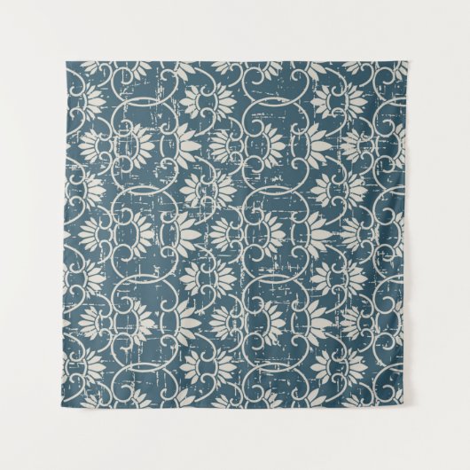 Antiek naadloze retroflector versleten achtergrond wandkleed (Voorkant (horizontaal))