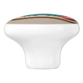 Antiek naaimachine keramische knop (Zijkant)