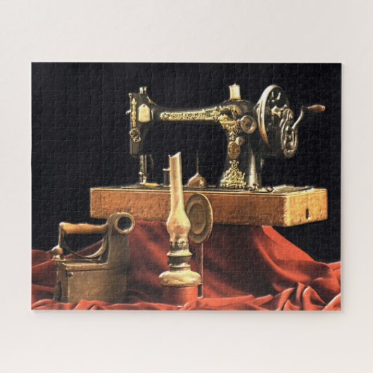Antiek naaimachine Legpuzzel (Horizontaal)