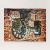  Antiek naaimachine Legpuzzel (Horizontaal)