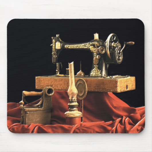 Antiek naaimachine Muismat (Voorkant)