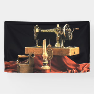  Antiek naaimachine Spandoek