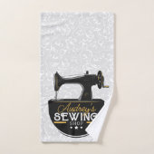 Antiek naaimachine TOEVOEGDE NAAM Zeemacht Bad Handdoek (Handdoek)