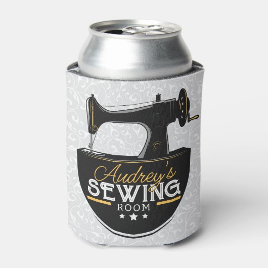 Antiek naaimachine TOEVOEGDE NAAM Zeemacht Blikjeskoeler (Blikje Voorkant)