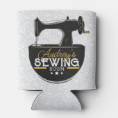 Antiek naaimachine TOEVOEGDE NAAM Zeemacht Blikjeskoeler (Achterkant)