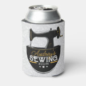 Antiek naaimachine TOEVOEGDE NAAM Zeemacht Blikjeskoeler (Blikje Achterkant)