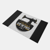 Antiek naaimachine TOEVOEGDE NAAM Zeemacht Deurmat (Schuin)