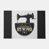 Antiek naaimachine TOEVOEGDE NAAM Zeemacht Deurmat (Voorkant)