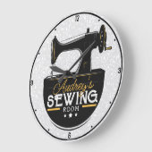 Antiek naaimachine TOEVOEGDE NAAM Zeemacht Grote Klok (Hoek)