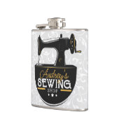 Antiek naaimachine TOEVOEGDE NAAM Zeemacht Heupfles (Links)