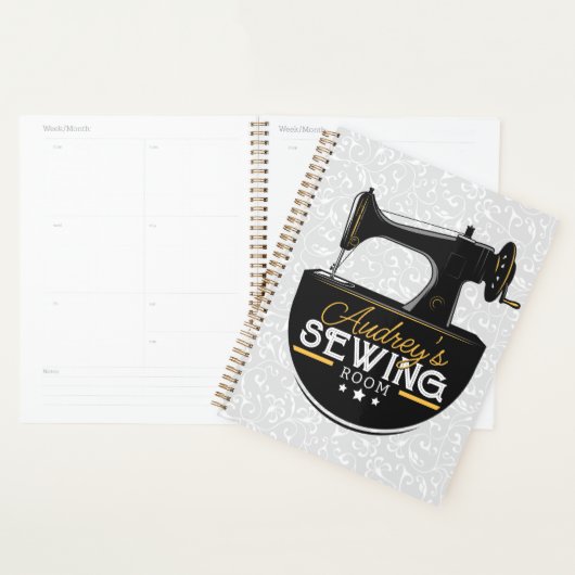 Antiek naaimachine TOEVOEGDE NAAM Zeemacht Planner (Display)