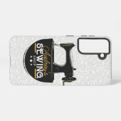 Antiek naaimachine TOEVOEGDE NAAM Zeemacht Samsung Galaxy Hoesje (Achterkant horizontaal)