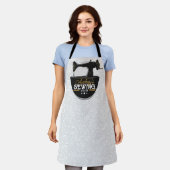 Antiek naaimachine TOEVOEGDE NAAM Zeemacht Schort (Gedragen)