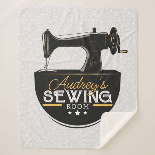 Antiek naaimachine TOEVOEGDE NAAM Zeemacht Sherpa Deken (Voorkant)
