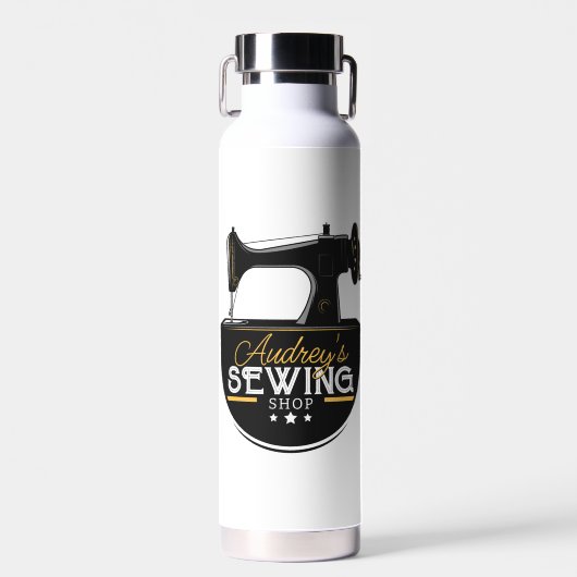 Antiek naaimachine TOEVOEGDE NAAM Zeemacht Waterfles (Voorkant)