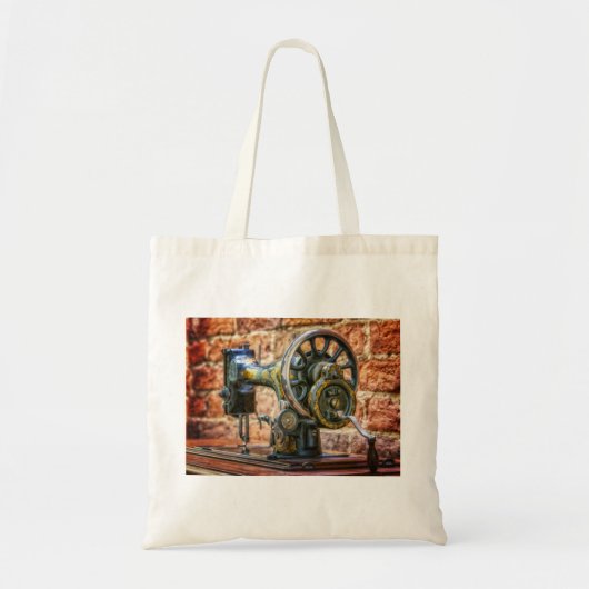 Antiek naaimachine Tote Bag (Voorkant)