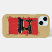 Antiek naaimachine voor oma naaimachines Case-Mate iPhone case (Achterkant (horizontaal))