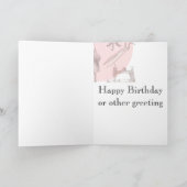 Antiek naaimachine wenskaart kaart (Binnen)