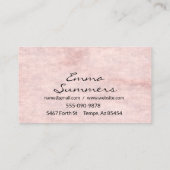 Antiek naaimachinewijzigingen Visitekaartje (Achterkant)