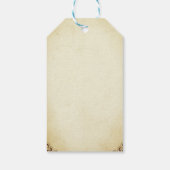 Antiek Naaiplakboek Cadeaulabel (Achterkant)