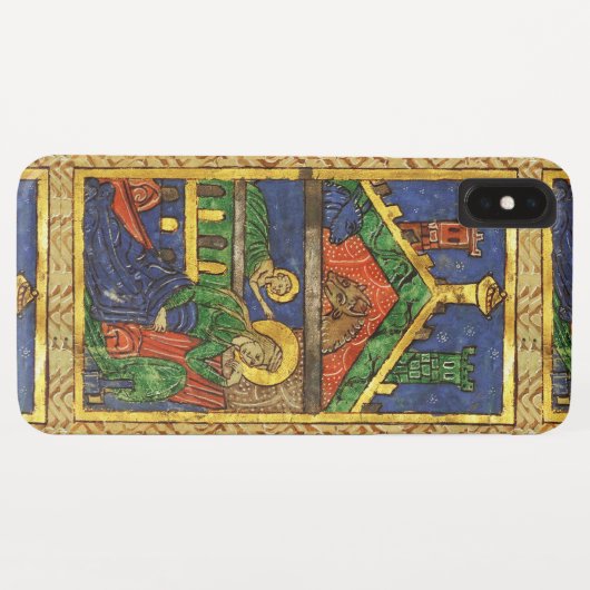 ANTIEK NATIVITEITSCHRISTMAS PARCHCHMENT Case-Mate iPhone CASE (Achterkant (horizontaal))