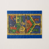 ANTIEK NATIVITEITSCHRISTMAS PARCHCHMENT LEGPUZZEL (Horizontaal)