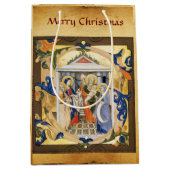 ANTIEK NATIVITEITSPARCHTIE MEDIUM CADEAUZAKJE (Voorkant)