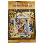 ANTIEK NATIVITEITSPARCHTIE MEDIUM CADEAUZAKJE (Achterkant)