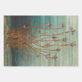 Antiek Natuur Bloemen regenwoud Inpakpapier Vel (Voorkant 2)