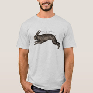 Antiek Natuurhistorische Kunst De Haas T-shirt
