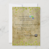 Antiek natuurlijke uitnodiging (Achterkant)