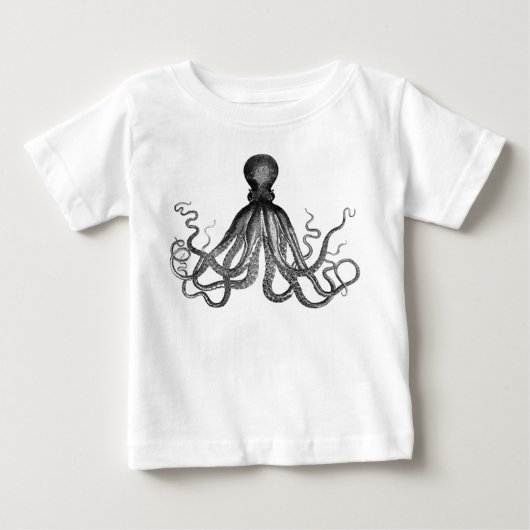 Antiek Nautical Steampunk Octopus  Kraken (Voorkant)