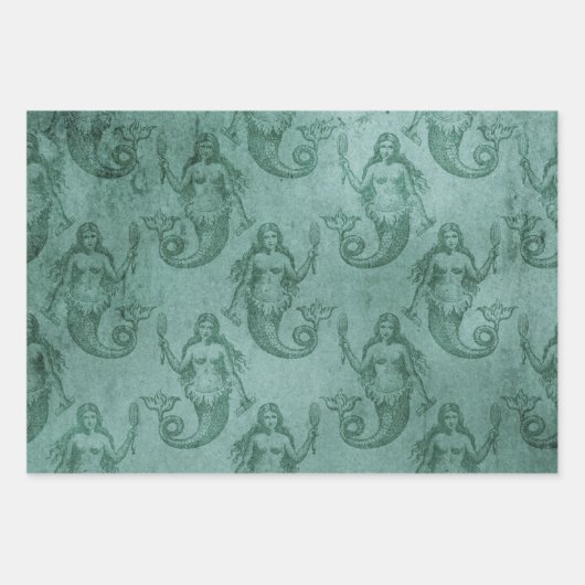 Antiek Nautisch Inpakpapier Vel (Voorkant 3)