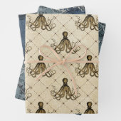 Antiek  Nautisch Inpakpapier Vel (In situ)