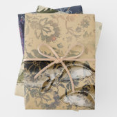 Antiek  Nautisch Inpakpapier Vel (In situ)