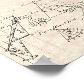 Antiek navigatieschema poster (Hoek)