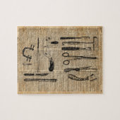 Antiek Necropsiekits, Zombie Apoalypse,  kunst Legpuzzel (Horizontaal)